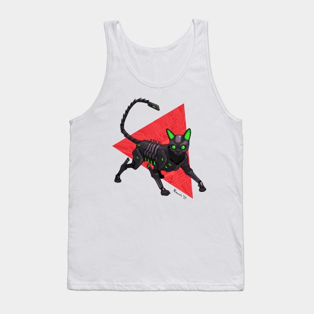 Cyborg Devon Rex Tank Top by Novanim